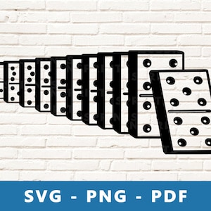 Dominoes SVG, Domino svg, Domino png, Dominoes png, Domino Clipart, Domino Cricut