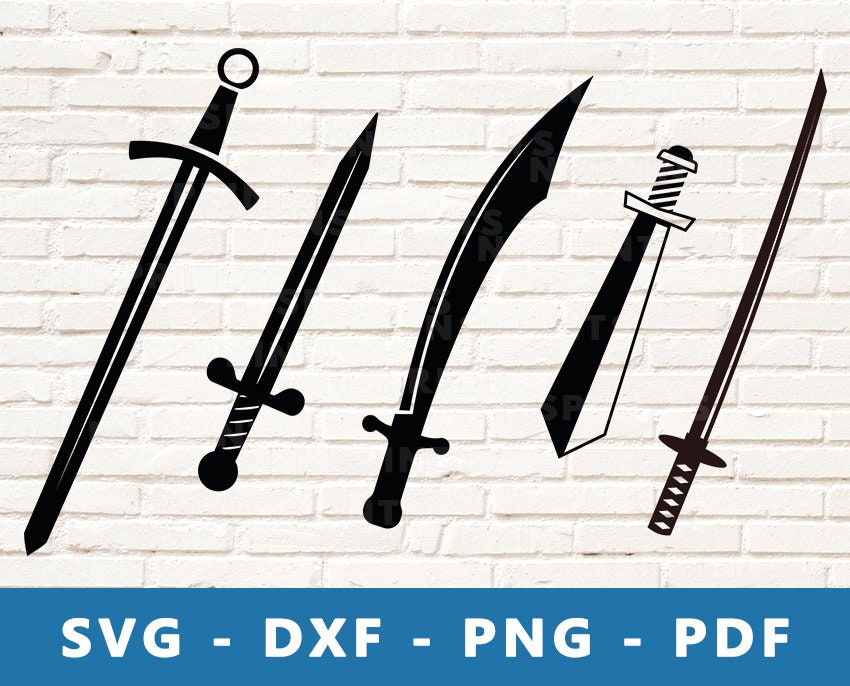 Espada Ninja SVG, Espada Samurai PNG, Espadas Ninja Cruzadas Vector,  Imágenes Prediseñadas del Logotipo Ninja, Katana Svg, Espada Ninja Cricut  Archivo de Corte de Silueta -  España