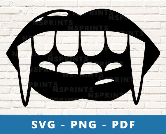 Vampire Fangs SVG, Vampire Teeth PNG, Vampire Mouth Clipart, Vampire Fangs  Cut File, Vampire Teeth Cricut Silhouette Cut File, Print at Home -   Norway