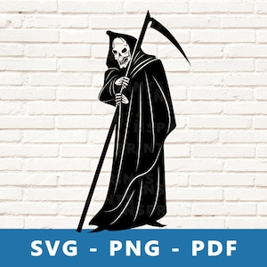 Ange de la mort SVG, ange de la mort png, clipart, fichier découpé au laser, mort cricut