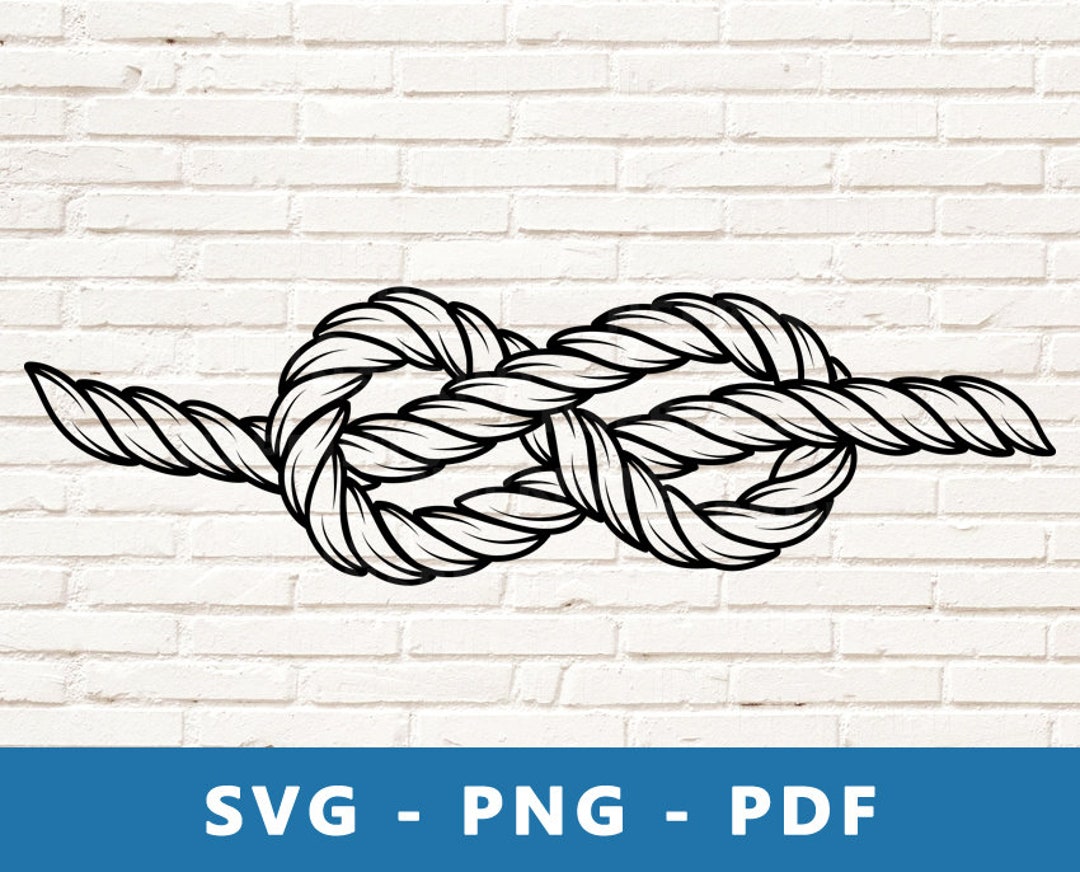 Rope SVG, Rope PNG, Rope Knot Clipart, Nautical Knot Cut File, Knot Vector,  Rope Cricut Silhouette Cut File, Print at Home -  Canada