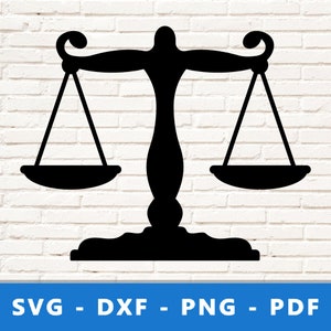 Scale SVG, Weight Scale png, Justice svg, Judge icon vector, classic scale, mechanical scale, cricut cut file, silhouette file, clipart