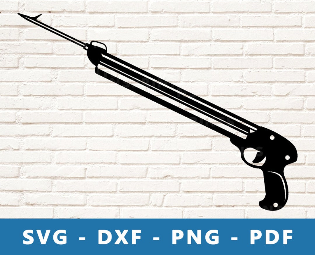 Speargun SVG, Spear Gun PNG, Harpoon Clipart, Fishing Gun Vector, Diver  Weapon Dxf, Speargun Cut File for Cricut and Silhouette -  Hong Kong