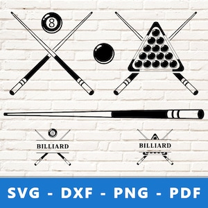 Biljart SVG, Biljart Logo Svg, Biljart PNG, Snooker Clipart, Pool Game Vector, Biljart Cut File, Snooker Cricut, Cricut Silhouette