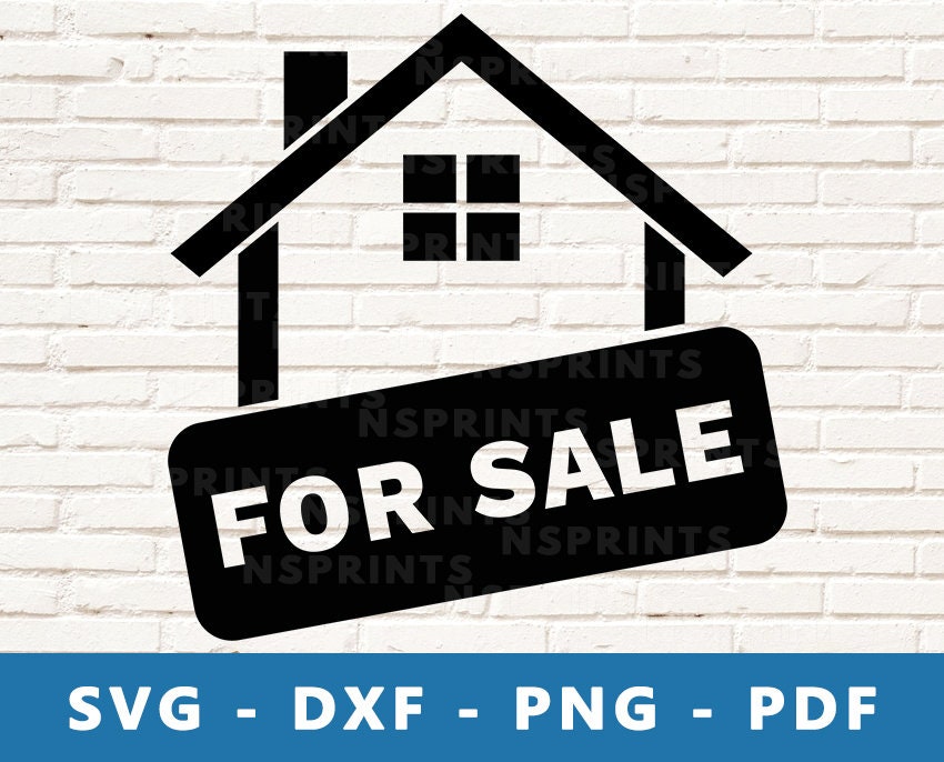 For Sale SVG for Sale Sign PNG Sale House Clipart Realtor Etsy UK