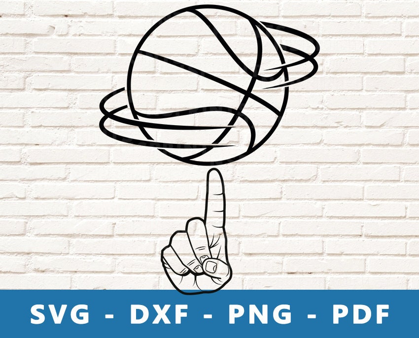 Spinning Basketball SVG, Basketball Spinning PNG, Basketball Vector ...