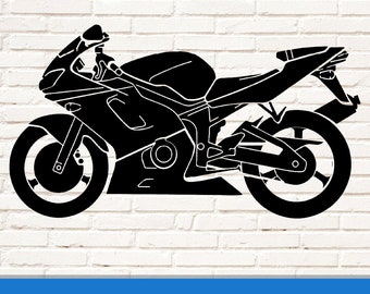 Racing Motorcycle SVG, Suberbike Png, Race Motorbike Clipart, Motorcycle PNG, Motorcycle Clipart, Cricut Silhouette  Print At Home
