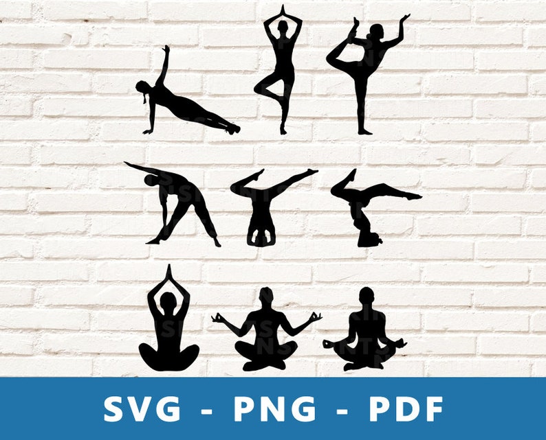 Download Yoga Poses SVG Yoga Poses PNG Yoga Clipart Yoga Moves Cut ...