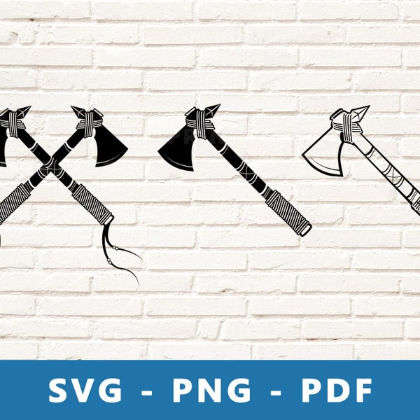 Axe SVG, Axe PNG, Axe Clipart, Axe Cut File, Axe , Tribal Axes, Cricut Silhouette File, Print At Home