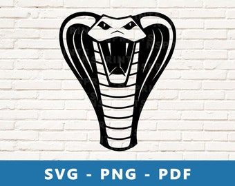 Cobra Head SVG, Cobra SVG, Cobra Clipart, Cobra , Cobra Cut File, Cobra Stencil, Cricut Silhouette Cut File, Print At Home