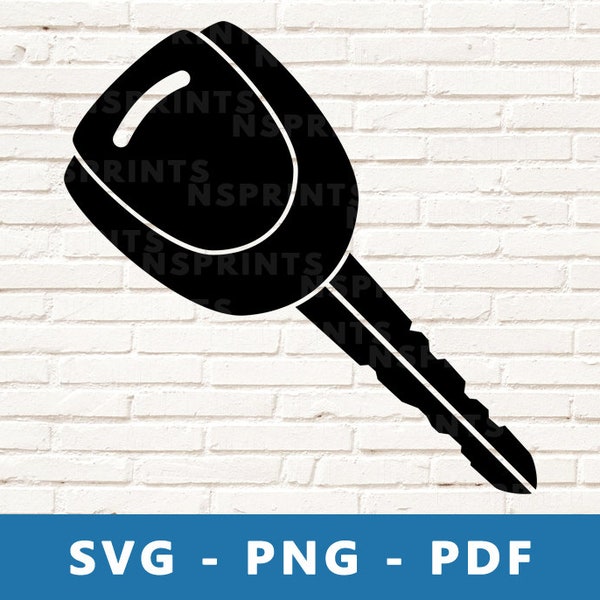 Car Key SVG, Car Key PNG, Car Keys Clipart, Car Key Cut File, Car Key Vector Image for Cricut Silhouette Cut Machines, Print At Home