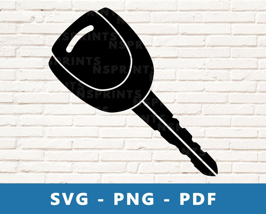 Car Key SVG, Car Key DXF, Car Key PNG, Car Key Clipart, Car Key Silhouette,  Car Key Cut File, Car Key Logo