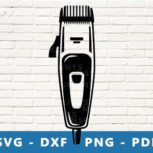 Hair Trimmer SVG, Barber Clipper PNG, Barber Tools Dxf, Trimmer Clipart, Clipper , Hair Cutter Cricut Silhouette Cut File