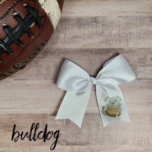 College Football Sublimated Cheer Bows 8 designs, 2 sizes to choose from image 7