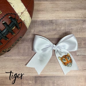 College Football Sublimated Cheer Bows 8 designs, 2 sizes to choose from image 6