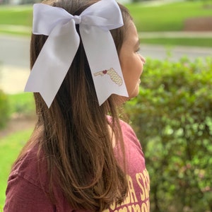 College Football Sublimated Cheer Bows 8 designs, 2 sizes to choose from image 10