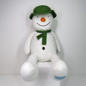 A large 19 inch Raymond Briggs The Snowman soft toy plush.