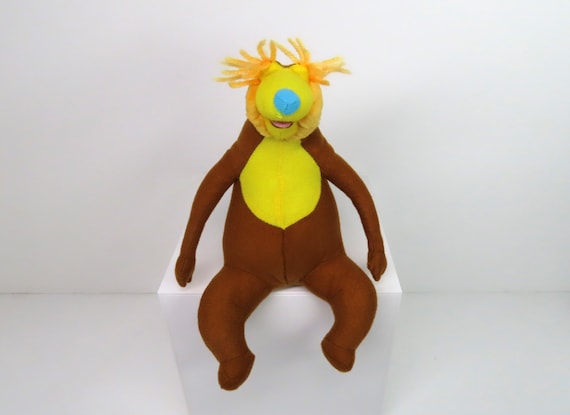 ビンテージの「Bear In The Big Blue House」のぬいぐるみ。 「Bear In