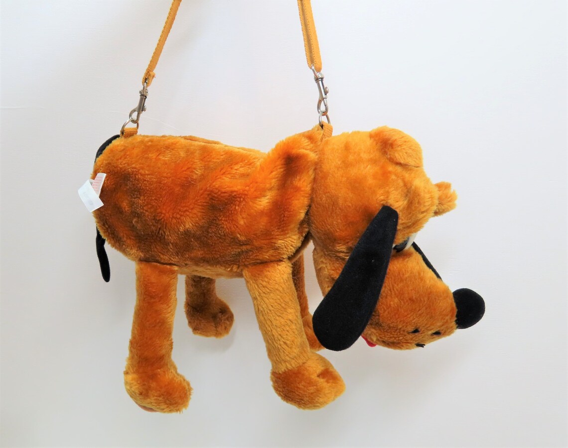 Vintage 1980s Pluto Bag From the Mickey's Pals Range. Etsy
