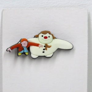 Ein Raymond Briggs The Snowman-Pin.