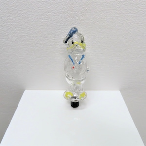 vintage 1950s Donald Duck glass perfume bottle.