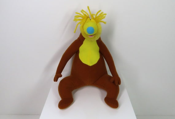 ビンテージの「Bear In The Big Blue House」のぬいぐるみ。 「Bear In