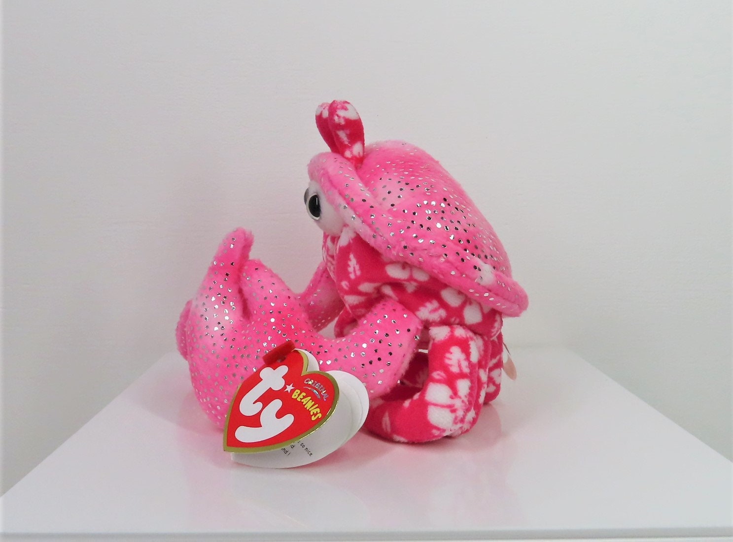 A Ty Beanie Babies Crab Soft Toy Named Sunburst, With Swing Tag