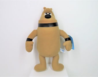 1990 年代のヴィンテージ グルミット犬ぬいぐるみ、立っている
