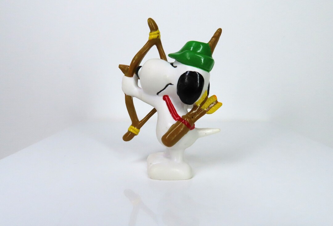 A Vintage 1990s Snoopy Archer Toy Figure. - Etsy