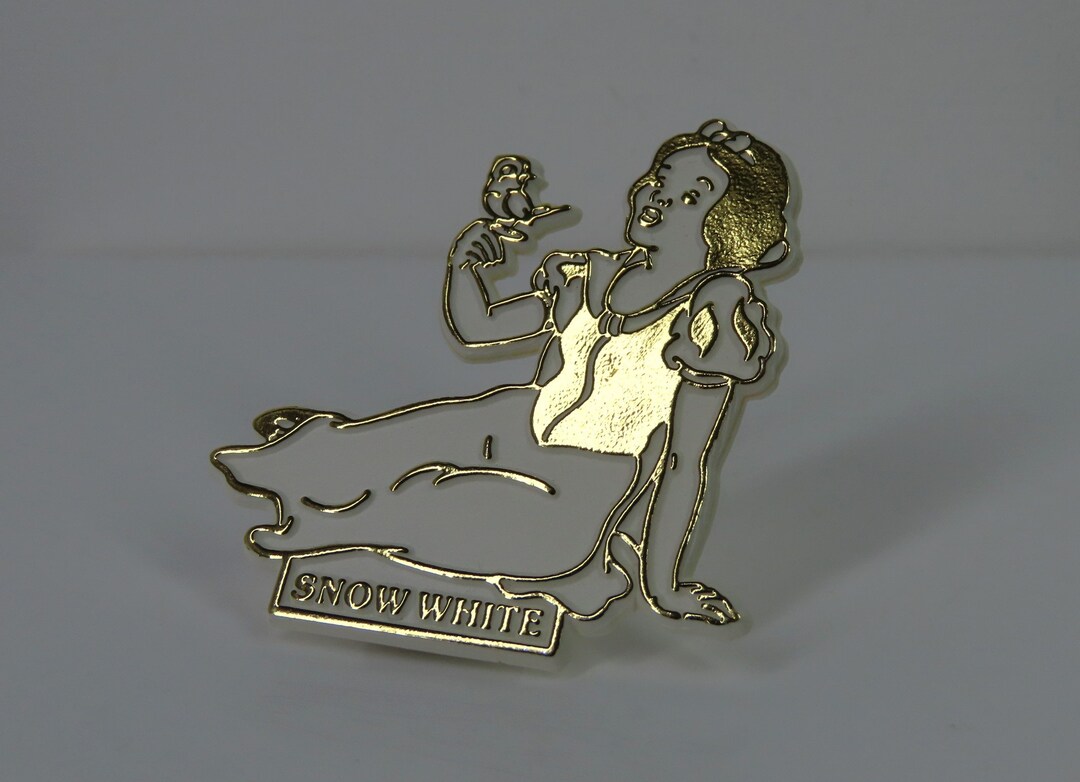 Broche Revers Vintage Ski 'Babeurre', état D'usage