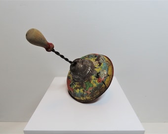 RARE vintage 1930s - 40s Mickey Mouse Spinning Top