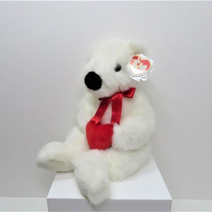 16 pollici Teddy Bear Peluche animale per ragazza con cuore rosso, piccolo  peluche orso giocattolo per bambino, San Valentino e regalo di compleanno  per lei / lui / bambini / co