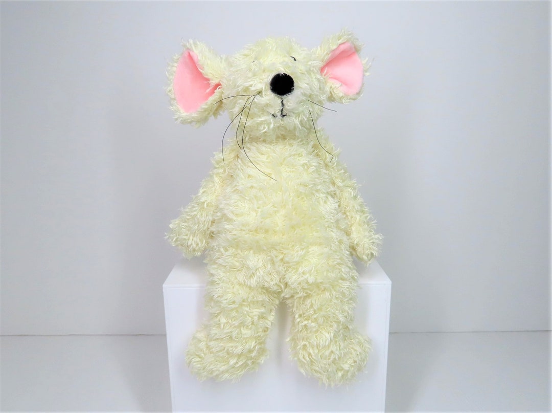 A Vintage Early 2000 Jellycat Cream Bunglie Mouse Soft Toy Etsy