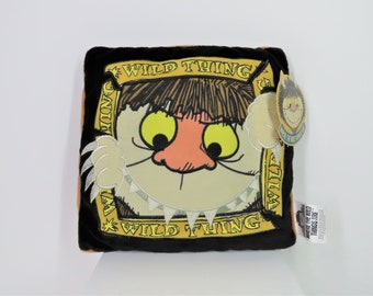 Where The Wild Things Are cushion with swing tag, Maurice Sendak, Kellytoy.