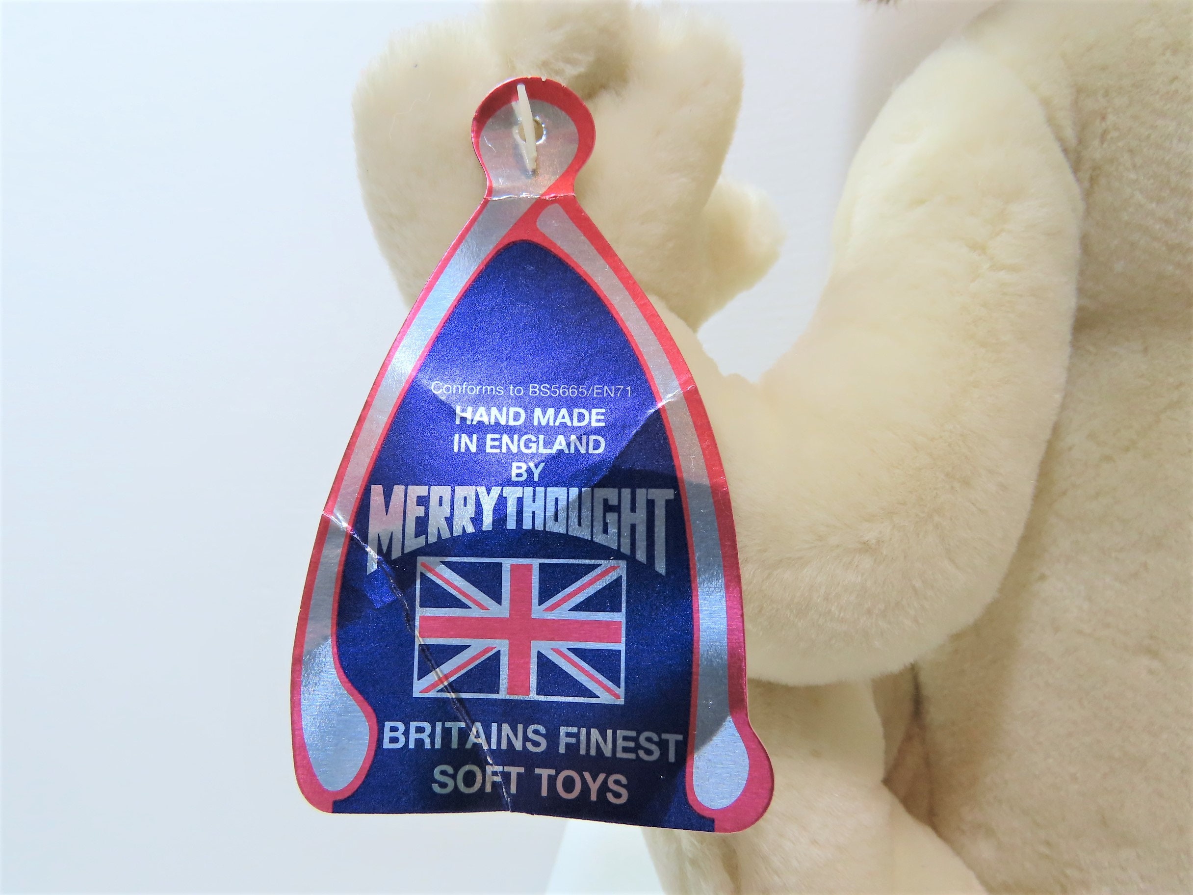 RARE!! Vintage Merrythought Large Gromit Dog Plush Toy, Adorable