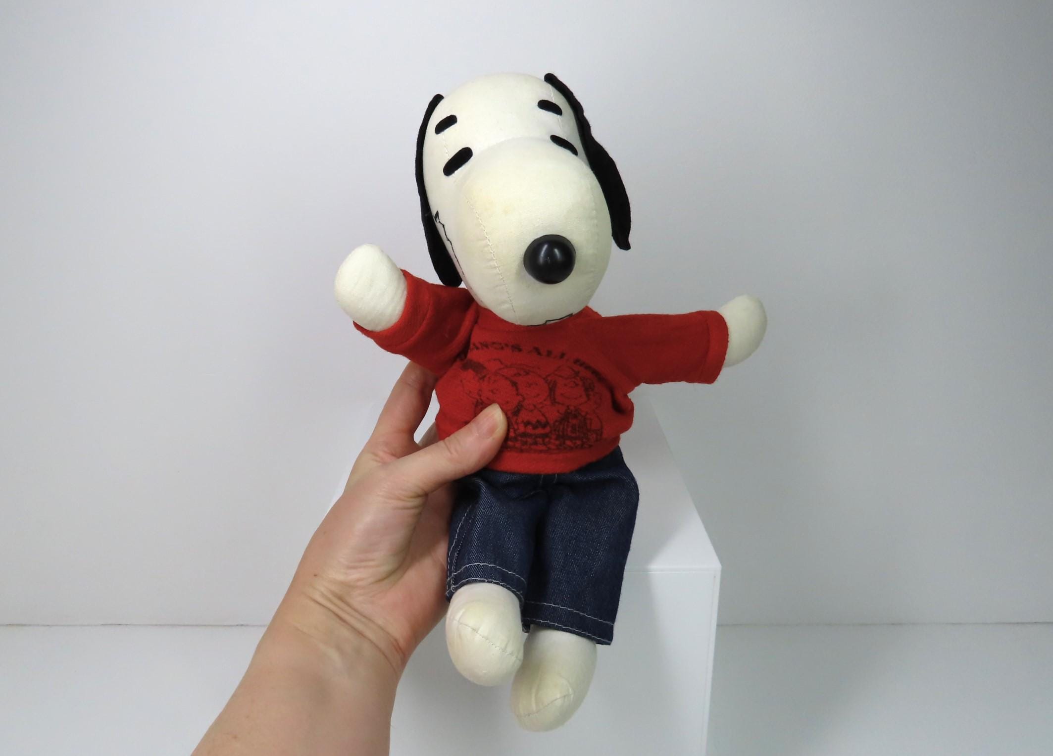 A Vintage Large Sized 1960s-70s Snoopy Cotton Cloth Doll. - Etsy
