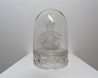 Vintage 1985 Minnie Mouse en dôme de verre, fabriqué en Allemagne de l'Ouest