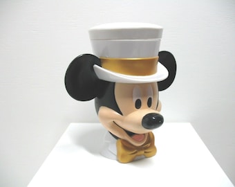 Mickey Mouse flip top lid cup, disney on ice cup, 1990s disney cup.