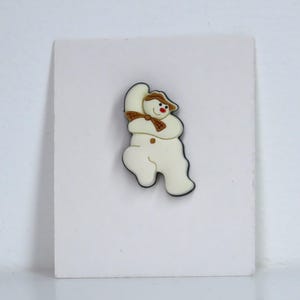 Ein Vintage Raymond Briggs The Snowman Pin Abzeichen.