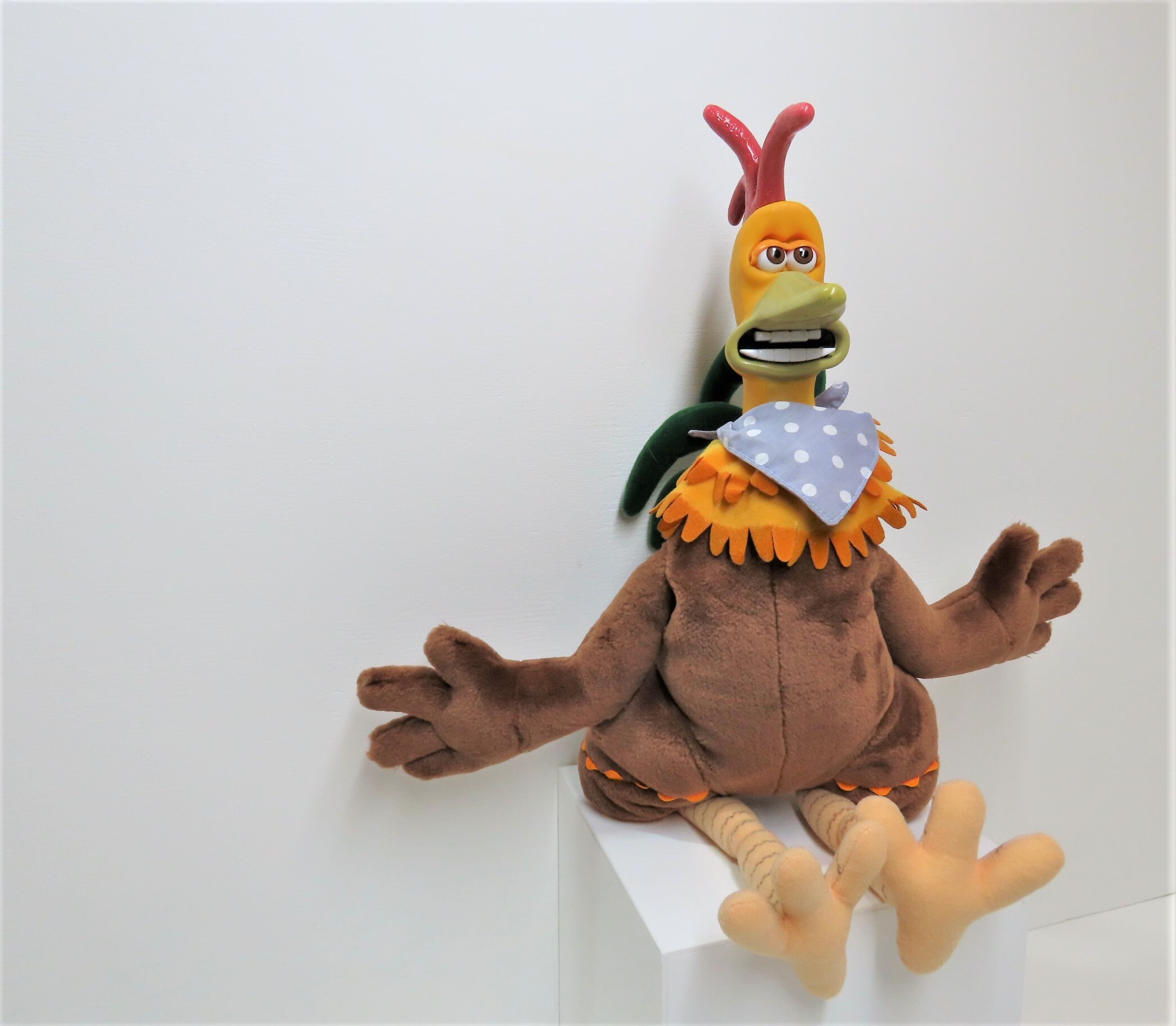 Vintage Chicken Run Rocky Puppet Soft Body With Hard Face Etsy UK