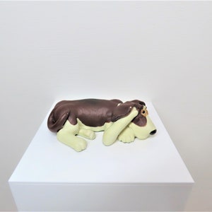 Vintage 1994 Creature Comforts figura &#39;The Dog&#39; Danbury Mint.
