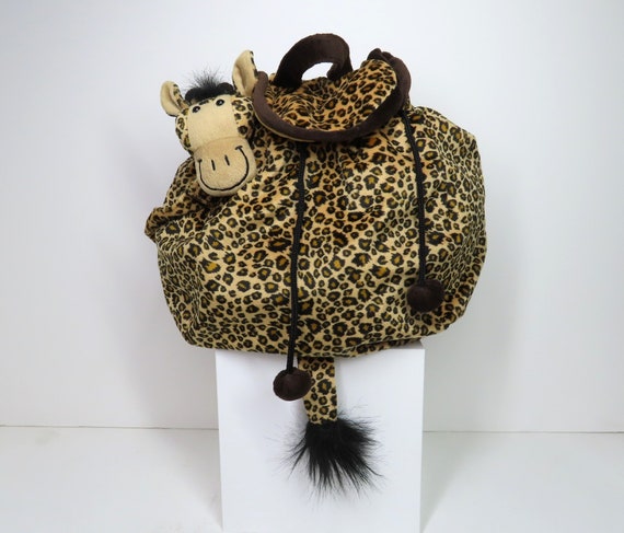 Giraffe print backpack hotsell
