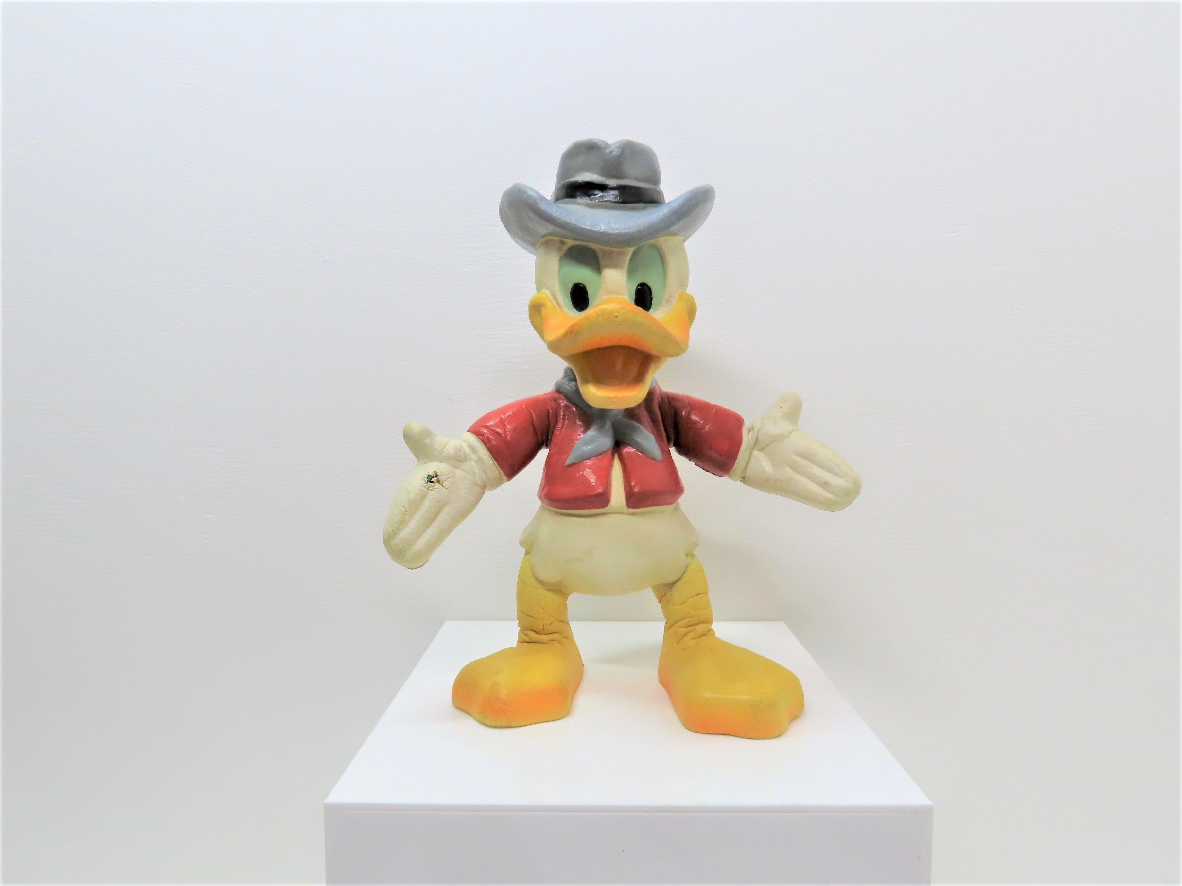 RARE Vintage Donald Duck Cowboy Foam Bendy Toy Figure. - Etsy