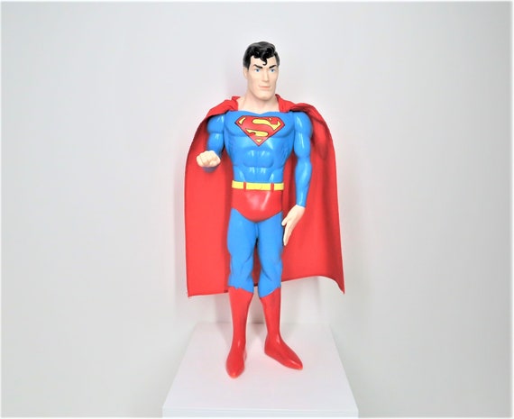 1988 年製ヴィンテージ DC コミックス スーパーマン フィギュア。高さ