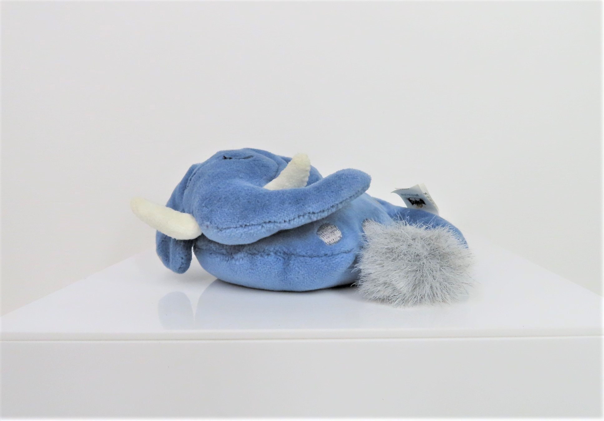 1990 年代のビンテージ Jellycat Jungle Nap ブルー エレファント