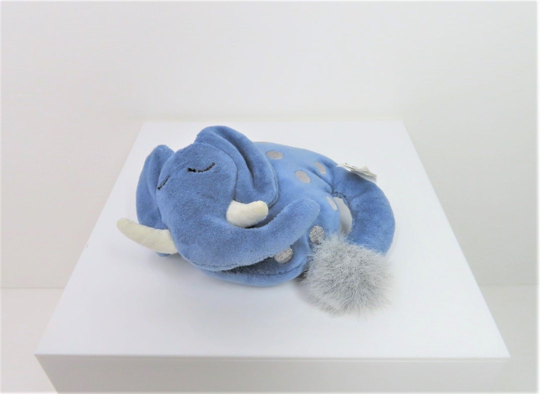 JERRY CAT ジャングルナップ　エレファント　ぬいぐるみ 1990 年代のビンテージ Jellycat Jungle Nap ブルー エレファント