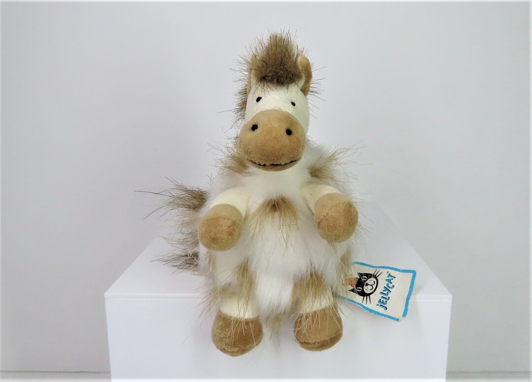 A Vintage Jellycat Puffball Horse Soft Toy Plush. Etsy