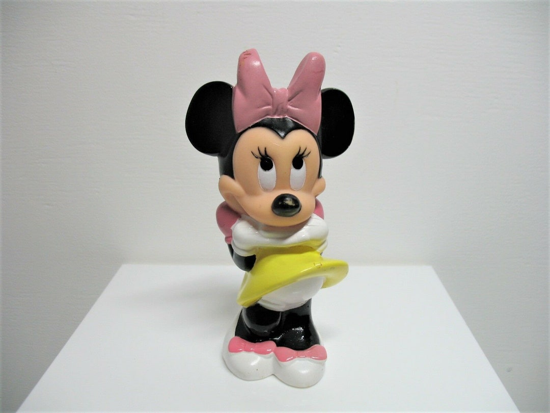 A Vintage 1990s Minnie Mouse Plastic Toy Figure. Etsy