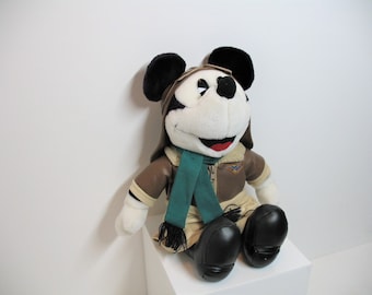 Vintage Ende der 1980er - Anfang der 1990er Jahre Seltene Fearless Flyers Mickey Mouse, Pilot Mickey Maus.
