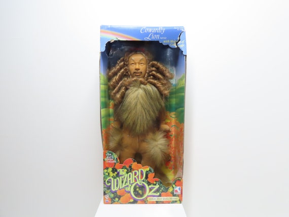 Vintage 1998 Cowardly Lion Doll, Wizard of Oz Doll, Wizard of Oz